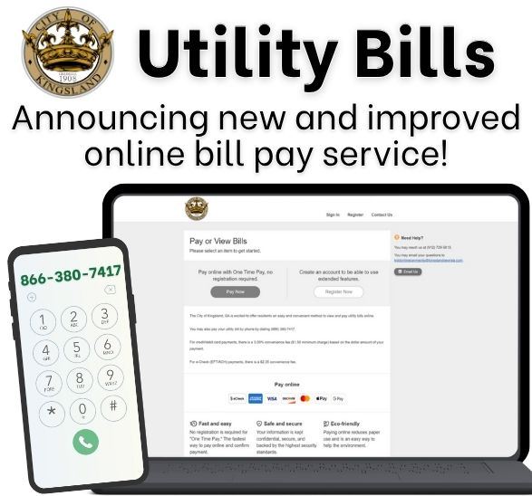 City of Kingsland Announces New and Improved Utility Bill Pay Service