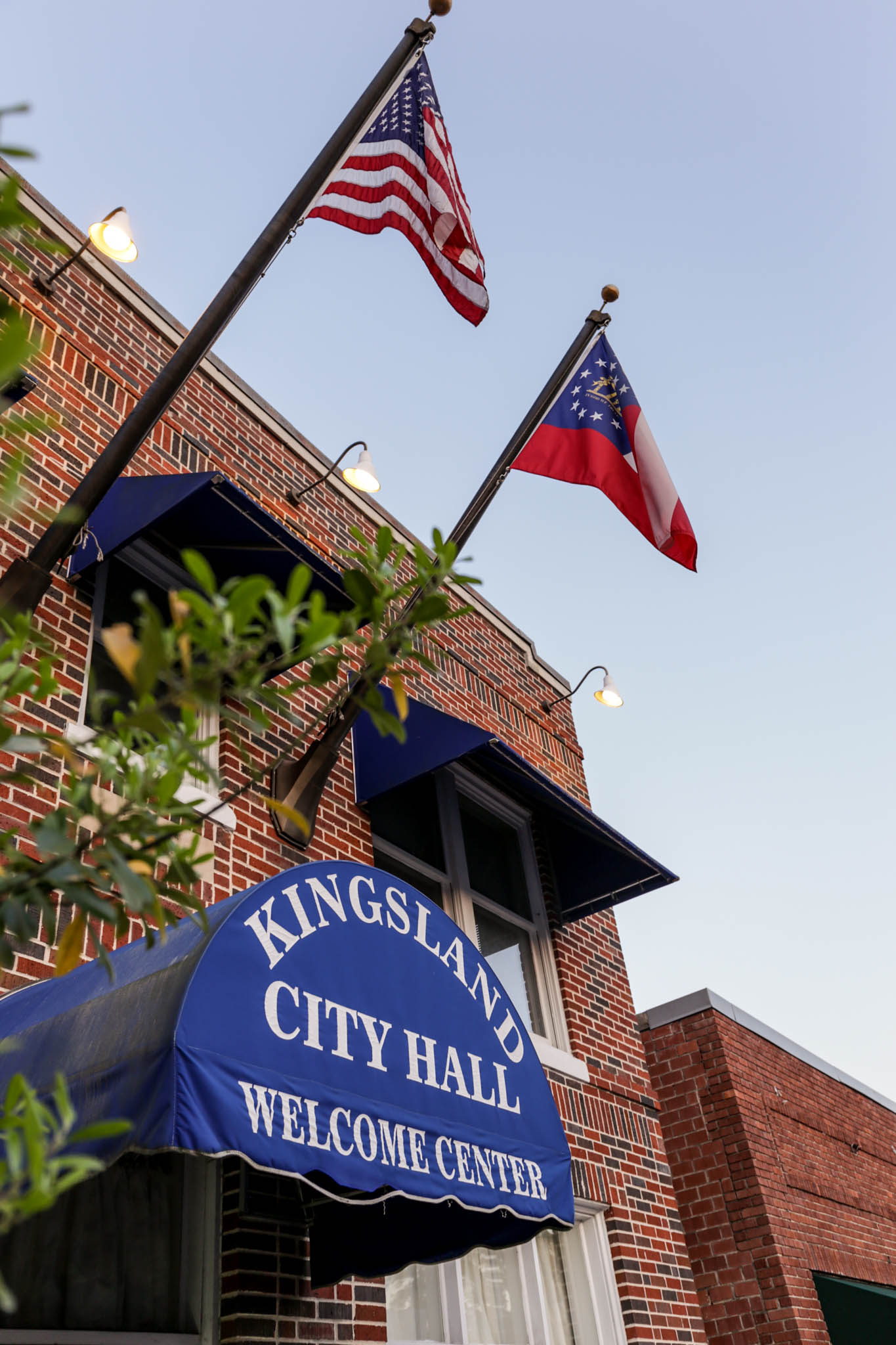Kingsland City Hall in Historic Downtown Kingsland Georgia